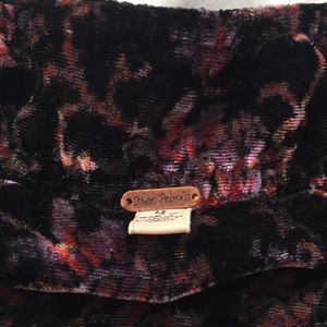 Free People Tops - Free people velvet cropped blouse Free People Tops - Free people velvet cropped blouse
